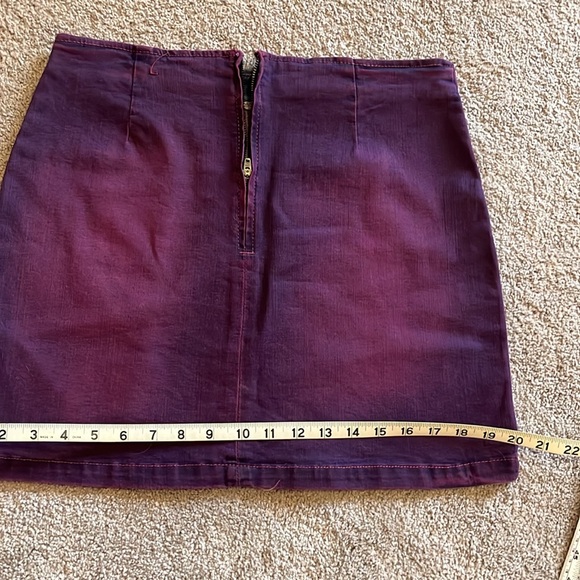 Purple mini skirt - Picture 4 of 6